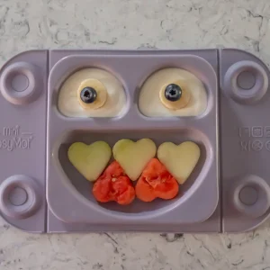 Assiette ventouse + Lunch box TIDY TOT Fleur de Jardin Rose