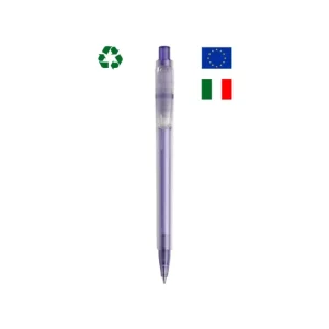 Stylo à bille en plastique givré
