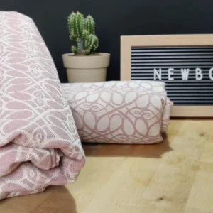 Echarpe de portage bébé prematuré LOVALOOM Newborn Sweet Pink
