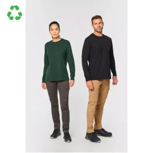 Pantalon stretch en coton unisexe écoresponsable personnalisable