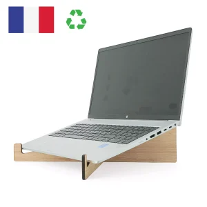 Support d’ordinateur en bambou personnalisable Made in France