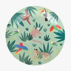 Assiettes en carton MY LITTLE DAY Jungle – Lot de 8