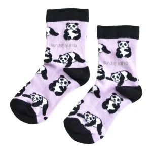 Chaussettes en bambou enfant BARE KIND pandas