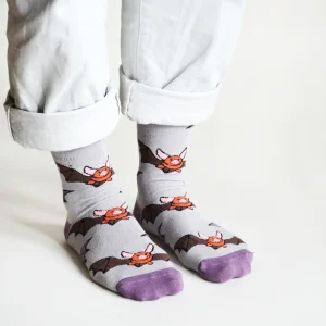 Chaussettes en bambou BARE KIND chauves-souris