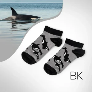 Chaussettes en bambou courtes adulte BARE KIND orques