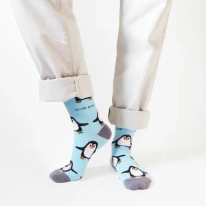 Chaussettes en bambou adulte BARE KIND pingouins