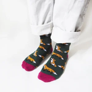 Chaussettes en bambou BARE KIND renards